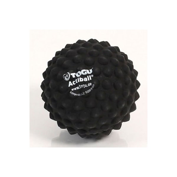 TOGU Actiball Massage Ball, 3.5" Diameter, Black